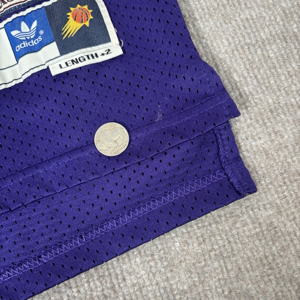 Vintage Steve Nash Phoenix Suns Jersey‎ Mens M Purple Hardwood Classics Adidas - Picture 7 of 10